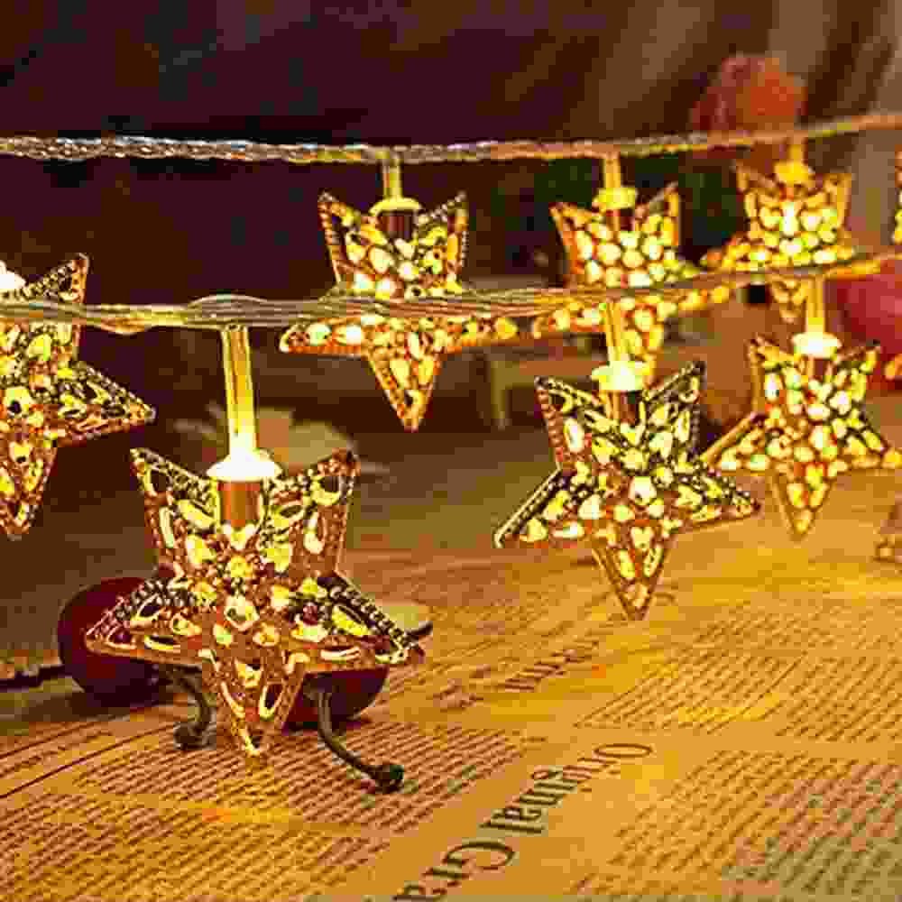 Star Shaped Warm LED Light (pack of 2)