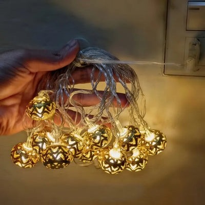 Fairy Ball LED String Lights Outdoor Decoration (pack of 2)
