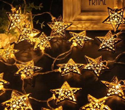 Star Shaped Warm LED Light (pack of 2)