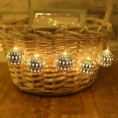 Fairy Ball LED String Lights Outdoor Decoration (pack of 2)