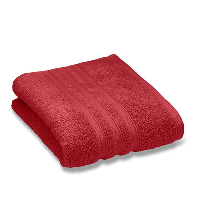 Combed Hand Towel 100% Cotton Maroon Color (Set of 2)