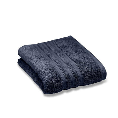 Combed Hand Towel 100% Cotton Navy Color (Set of 2)