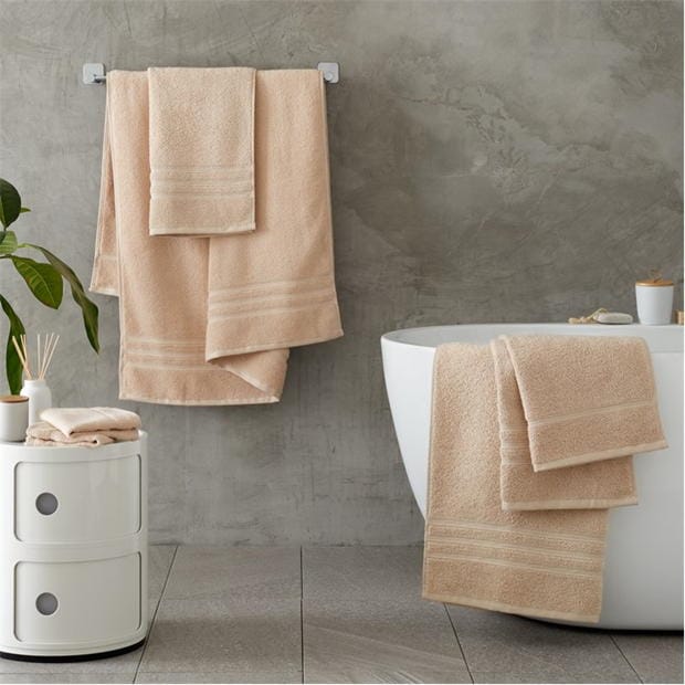 Combed Hand Towel 100% Cotton Skin Color (Set of 2)