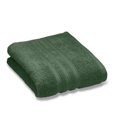 Combed Hand Towel 100% Cotton Green Color (Set of 2)