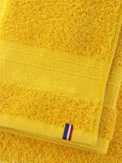 Super Soft Pure Cotton Towel in Solar Power Pack of 2