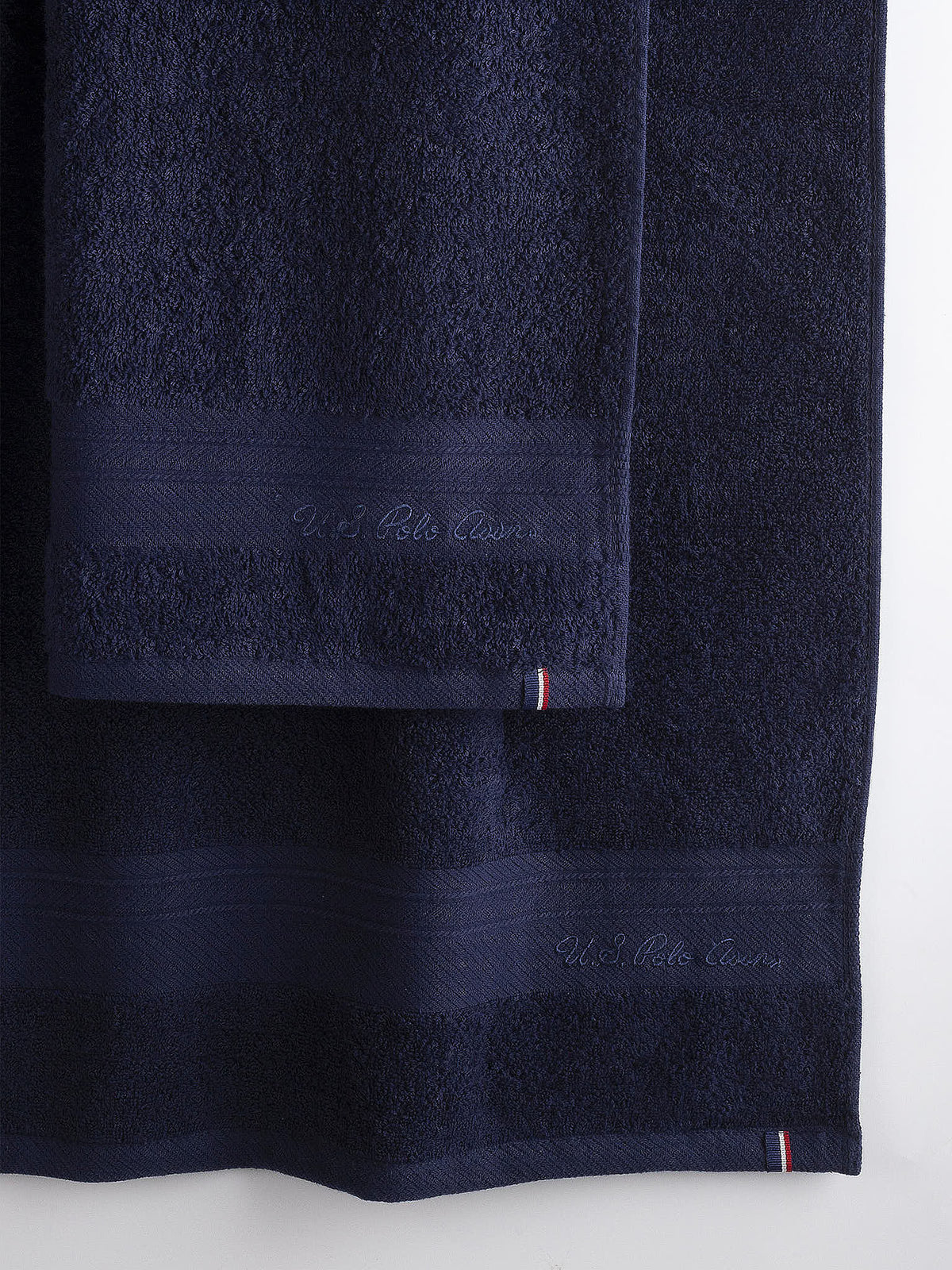 Super Soft Pure Cotton Towel in Navy Iris Pack of 2