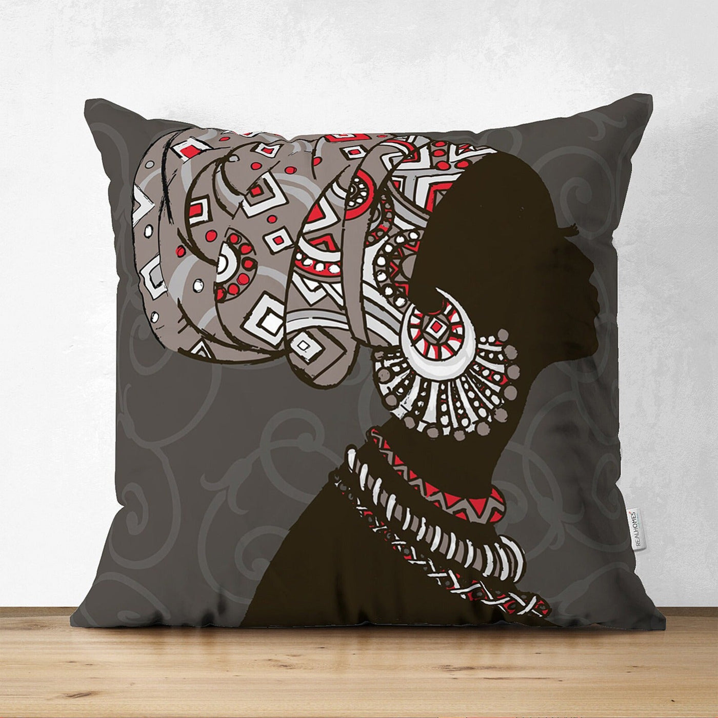 African Closeup Women Cushion Pack 4