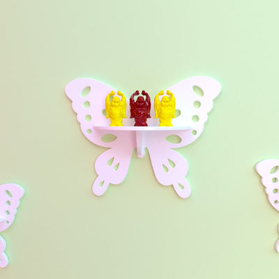 Crater Butterfly Floating Shelves (Set of 3)