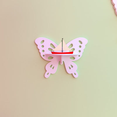 Crater Butterfly Floating Shelves (Set of 3)