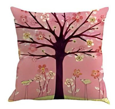 Vintage Flower Tree Cushion Cover Pack 6