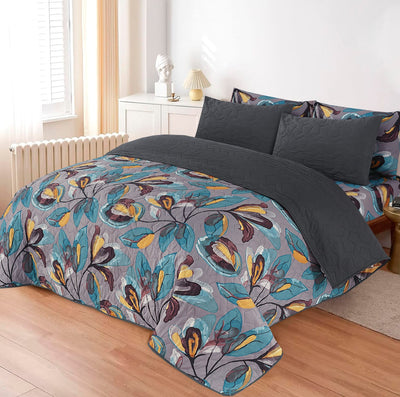 6 PCs Printed  Bed Spread Sets