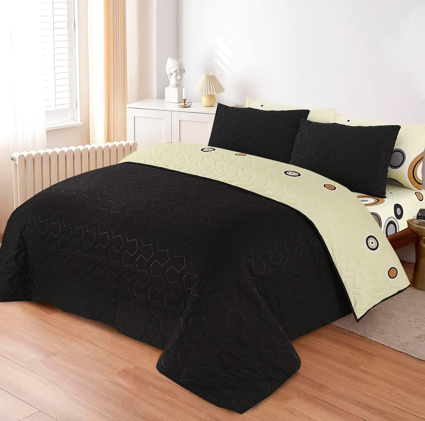 6 PCs Printed  Bed Spread Sets