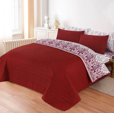 6 PCs Printed  Bed Spread Sets
