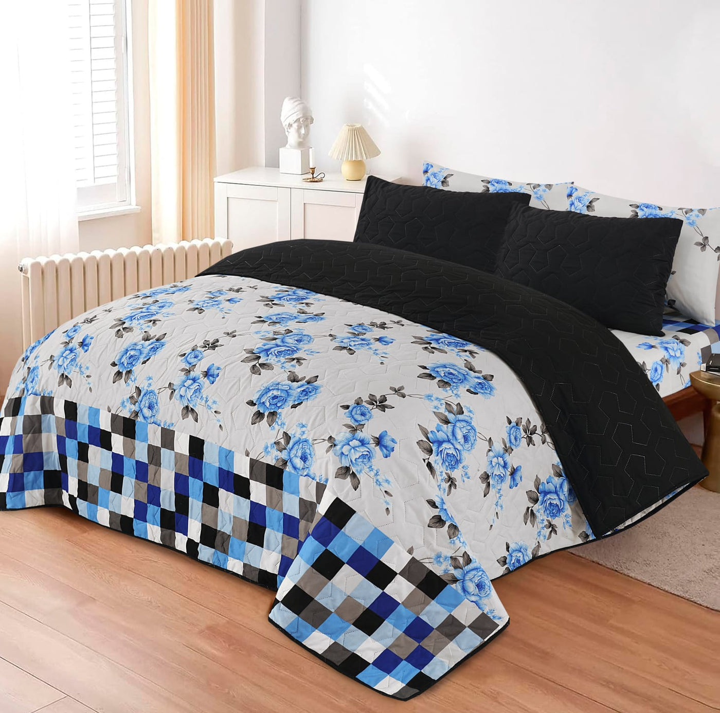 6 PCs Printed  Bed Spread Sets