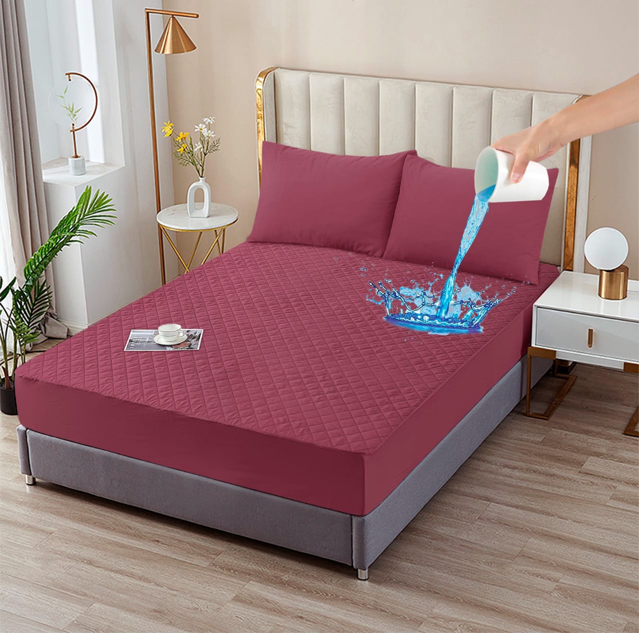 Ultra Sonic Quilt Mattress Protector QMP-WP-1402
