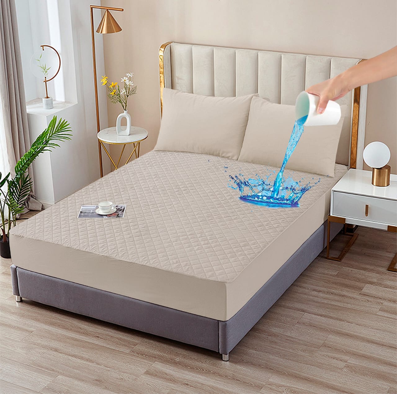 Ultra Sonic Quilt Mattress Protector QMP-WP-1401