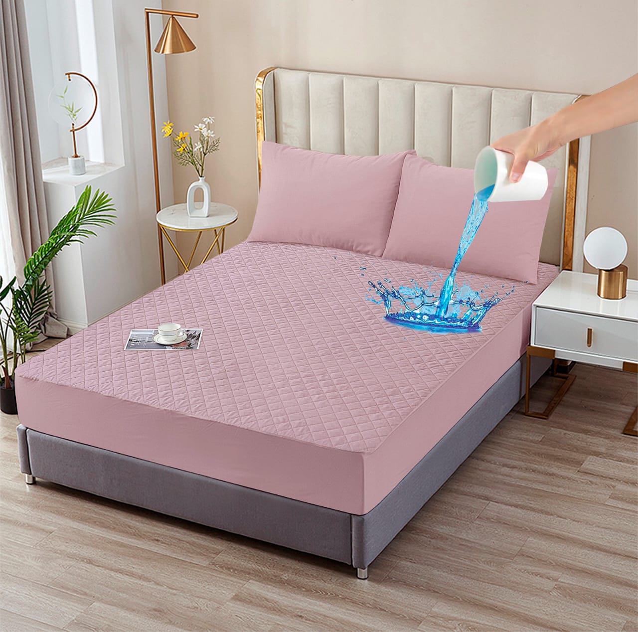 Ultra Sonic Quilt Mattress Protector QMP-WP-1406