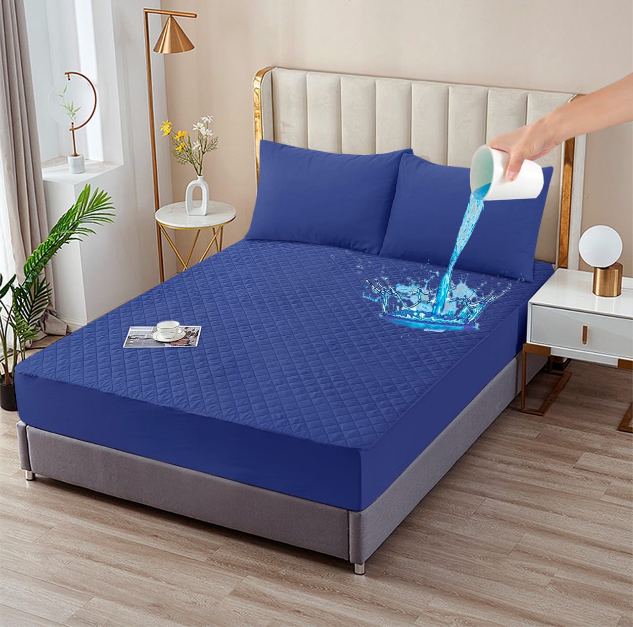 Ultra Sonic Quilt Mattress Protector QMP-WP-1403