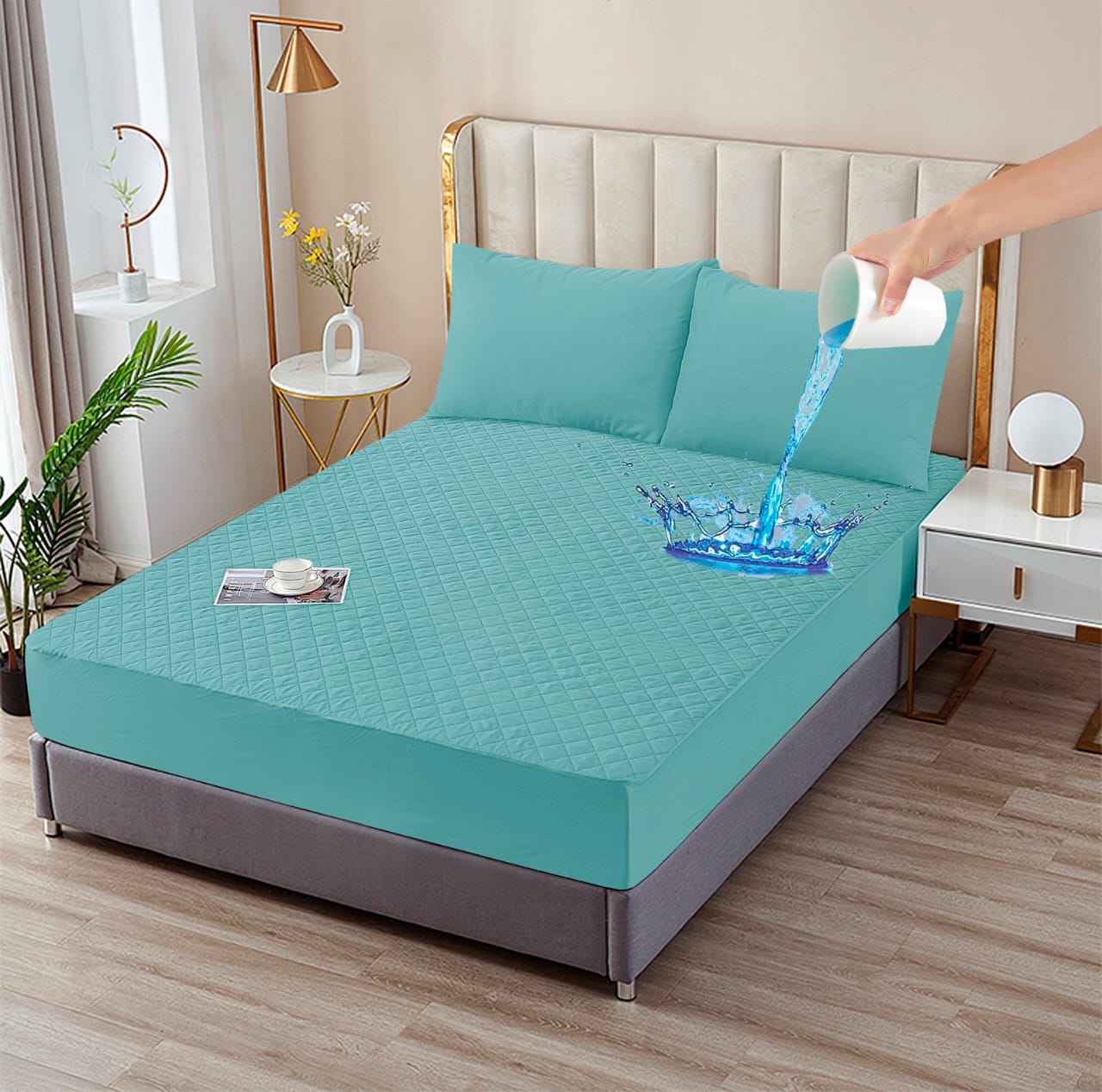 Ultra Sonic Quilt Mattress Protector QMP-WP-1404
