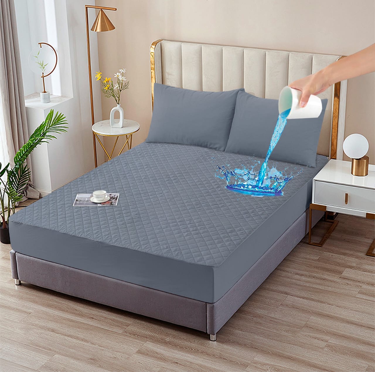 Ultra Sonic Quilt Mattress Protector QMP-WP-1405