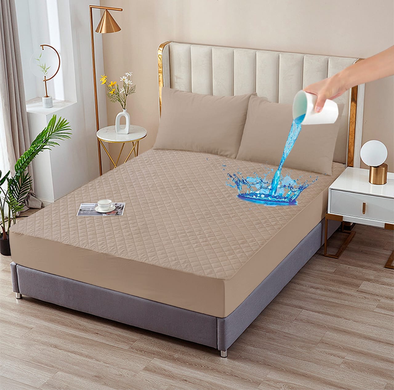 Ultra Sonic Quilt Mattress Protector QMP-WP-1407