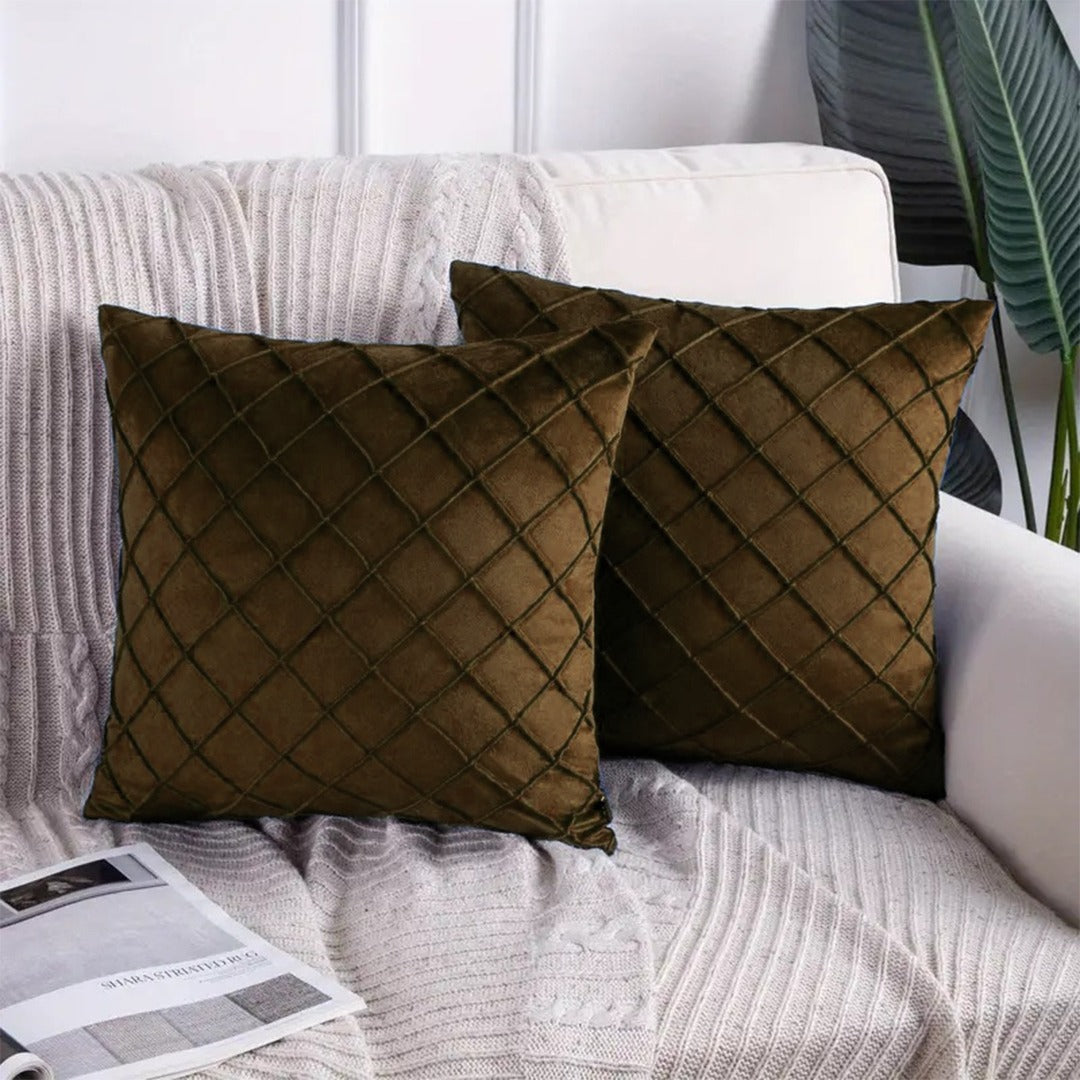 Executive Velvet Cushion Pack Of 2