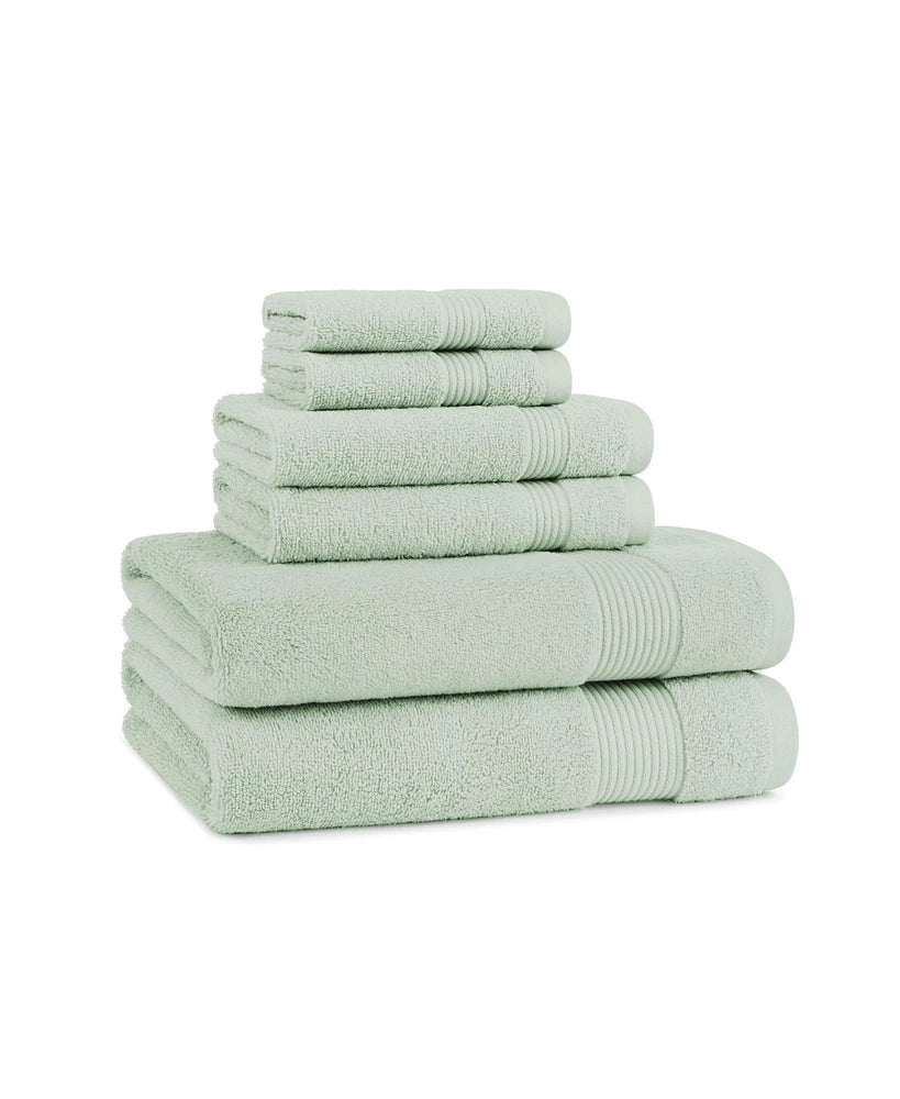 6 Pic Towel Set 100% Cotton